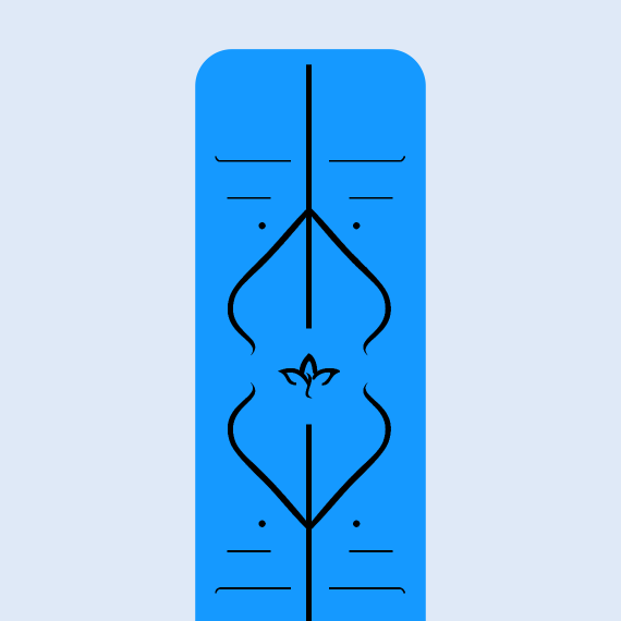 Arcturus Foam Industries Yoga Mat | Alignment Yoga Mat