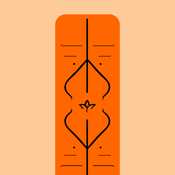 Arcturus Foam Industries Yoga Mat | Alignment Yoga Mat